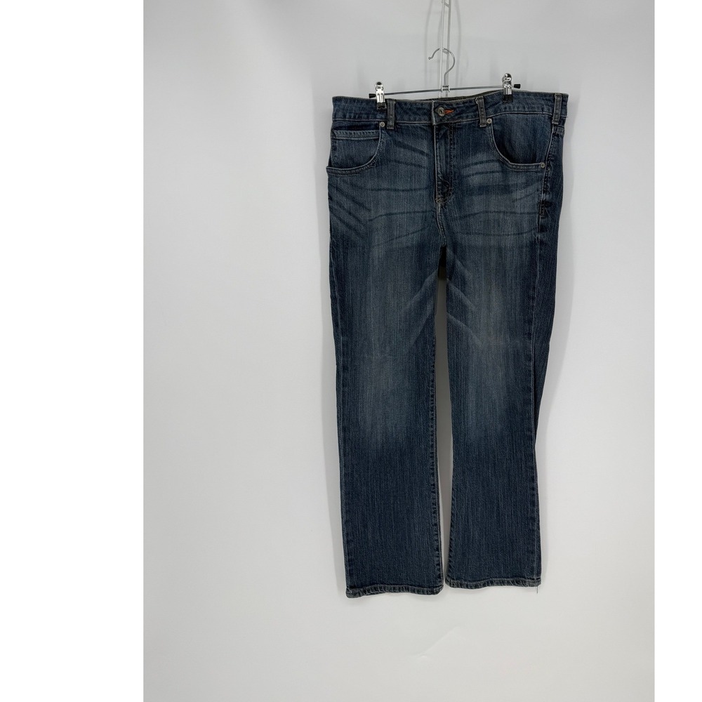 Lee Modern Series Jeans Mens 38x29 Blue Straight Fit Stretch Denim Casual Rugged